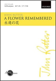 A Flower Remembered SATB choral sheet music cover Thumbnail